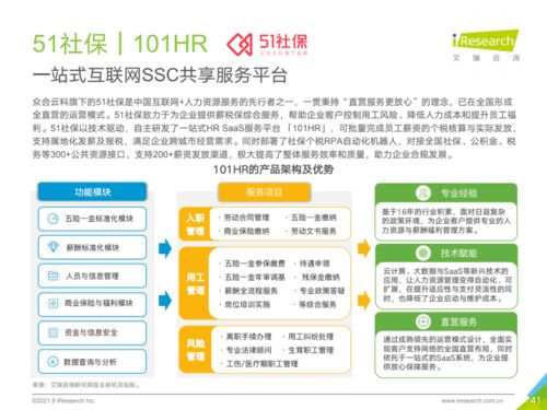艾瑞咨询2021年中国薪税服务行业研究报告发布,众合云科引领HR SaaS